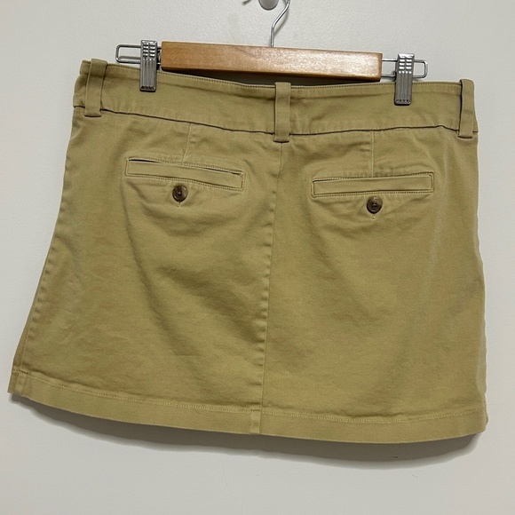 Aritizia Sunday Best Tan Mini Skirt Pleated Women's Size 12 academia School - Picture 2 of 7